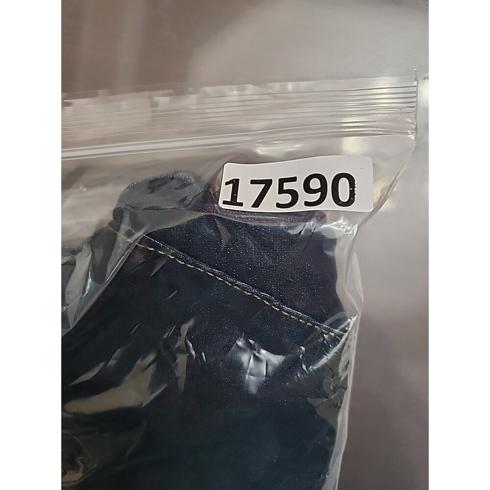 Levi Strauss Signature Bermuda Shorts Womens 16W Blue Dark Wash Cuffed NEW - Picture 12 of 12
